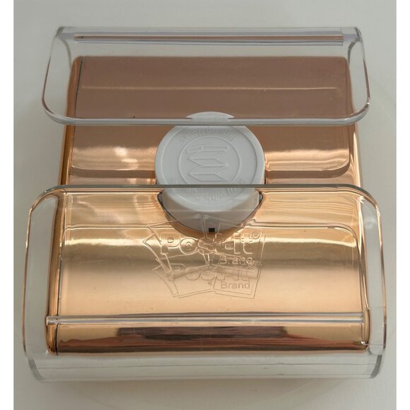 Post-It Pop-Up Note Dispenser Rose Gold & Clear Acrylic - Picture 1 of 8